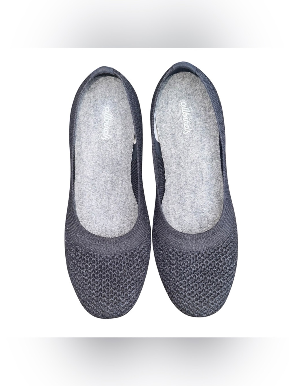 ALLBIRDS Tree Breezers Navy Blue Ballet Flats Slip-On Comfort Work Size 8